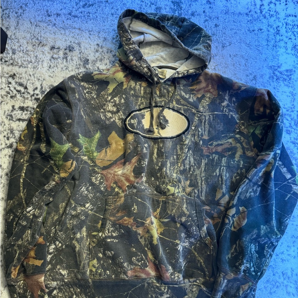Vintage Mossy Oak x Russell Athletic Camo Sweater / Hoodie